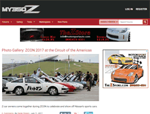 Tablet Screenshot of my350z.com